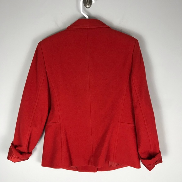 Kasper CO Wool blend blazer jacket burnt orange - Picture 6 of 8